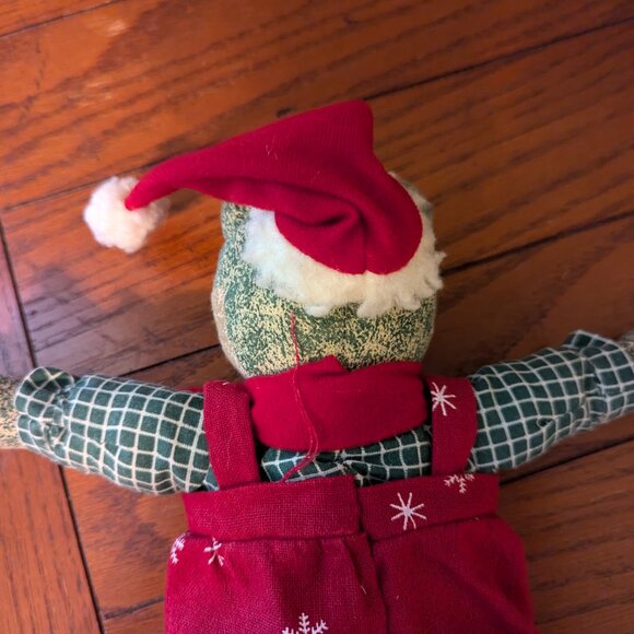 Sterling, Inc. Stuffed Frog Santa Christmas Shelf Sitter Sandbag Plush 12-inch - Picture 5 of 6